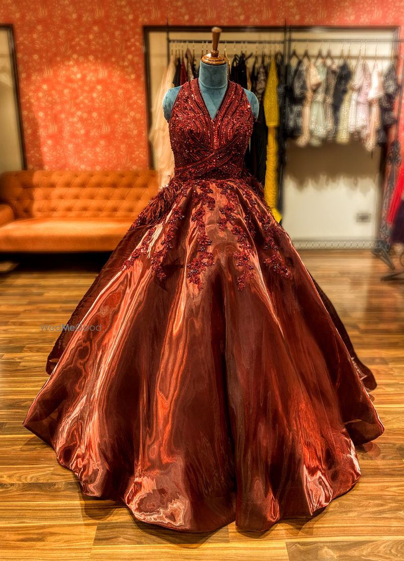Cherry colour 2025 gown